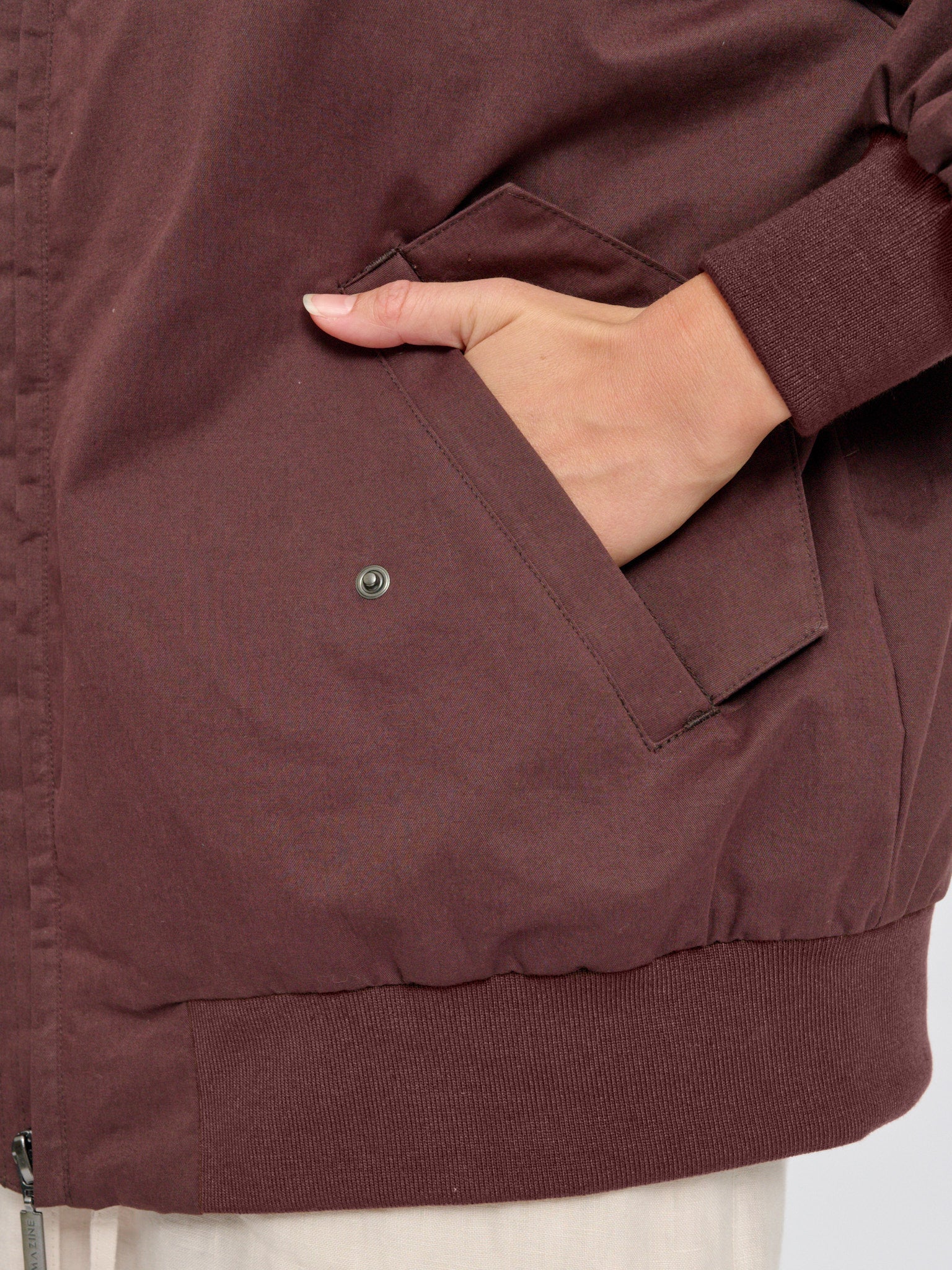 Loose Fit Cotton Bomber - Image 12
