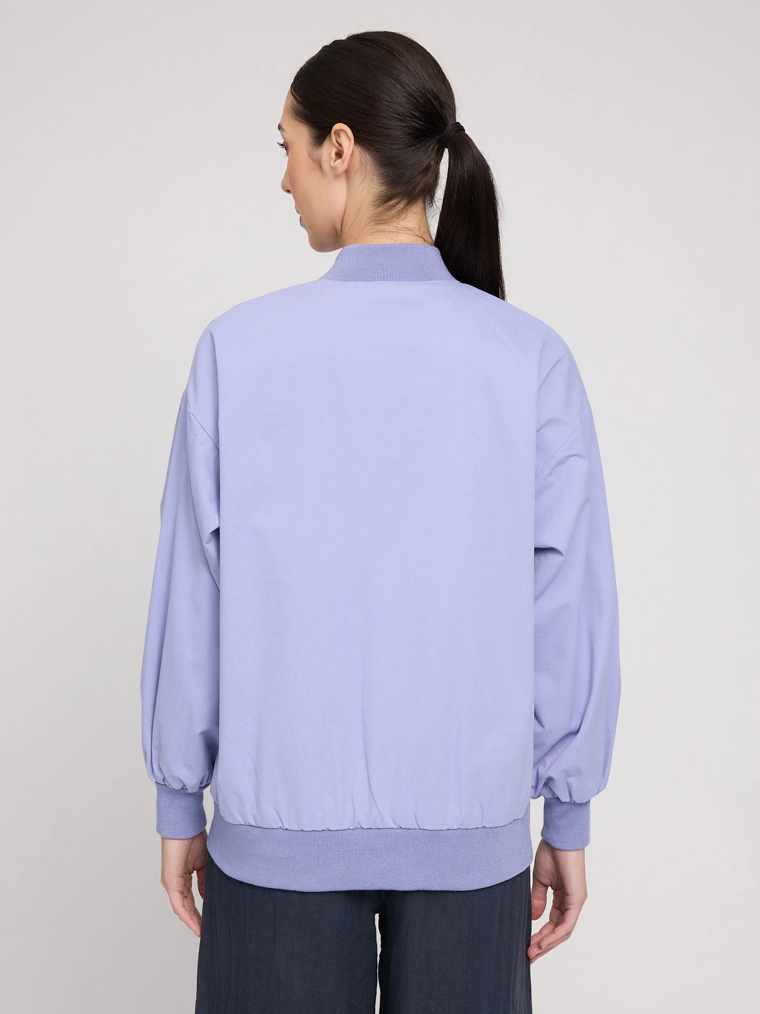 Loose Fit Cotton Bomber - Image 2