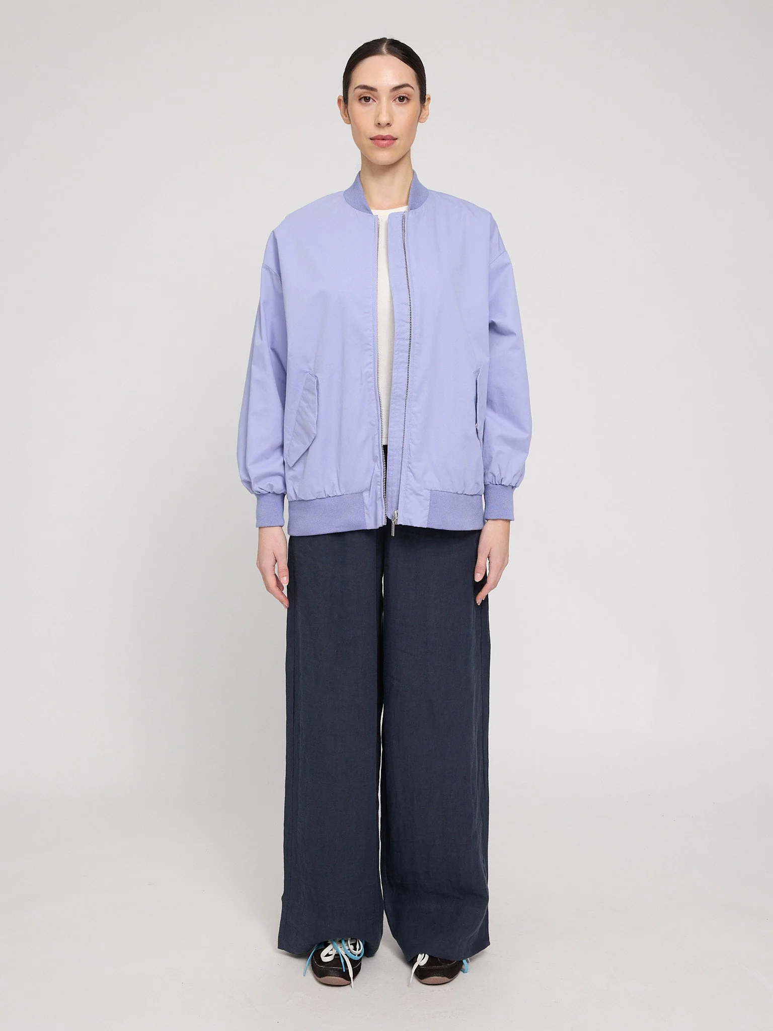 Loose Fit Cotton Bomber - Image 6