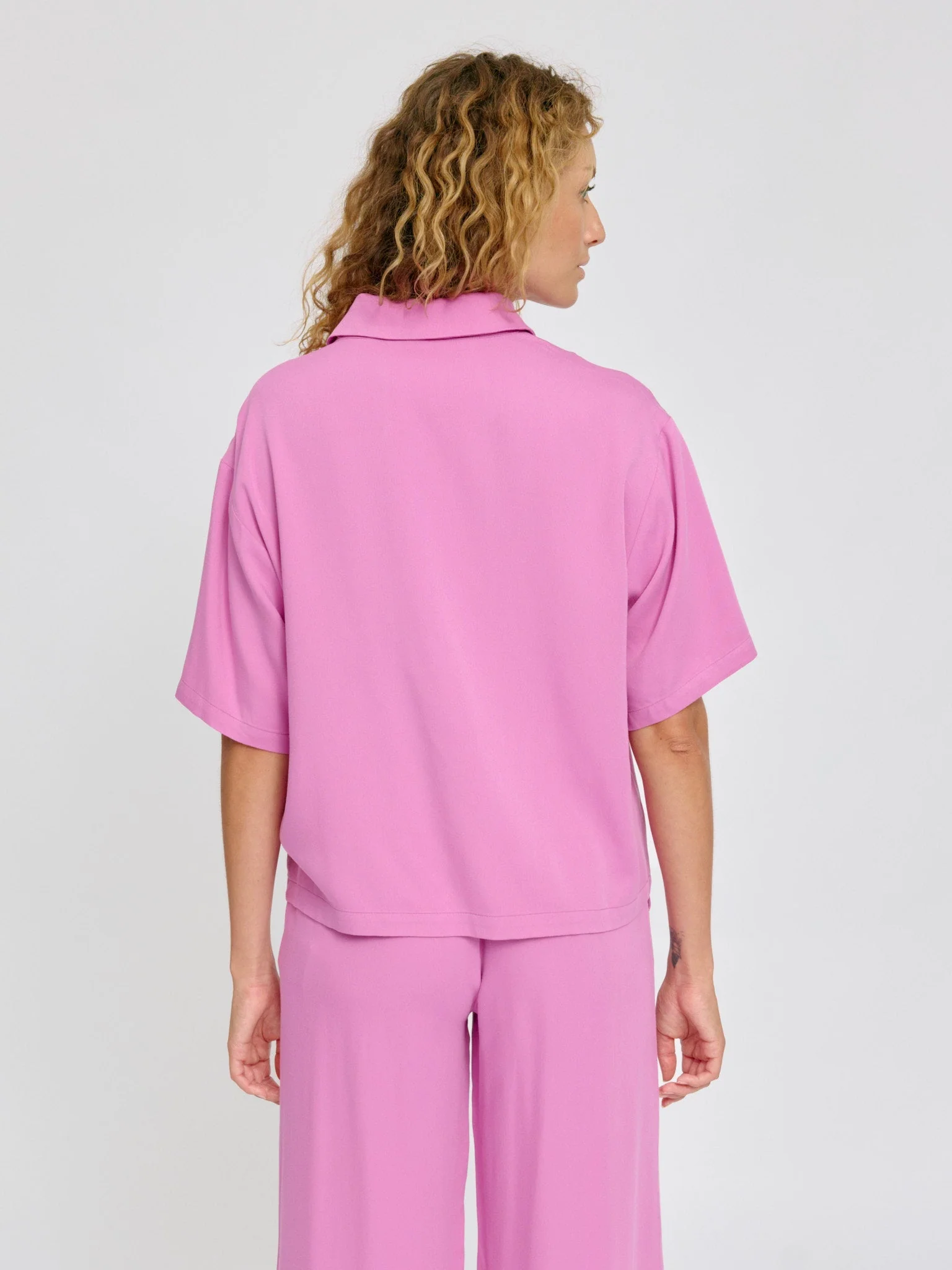 Short Sleeve Viscose Shirt - Image 14