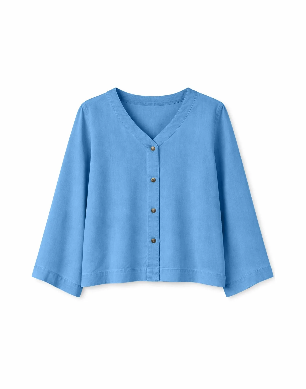 V-Neck Tencel Blouse - Image 7