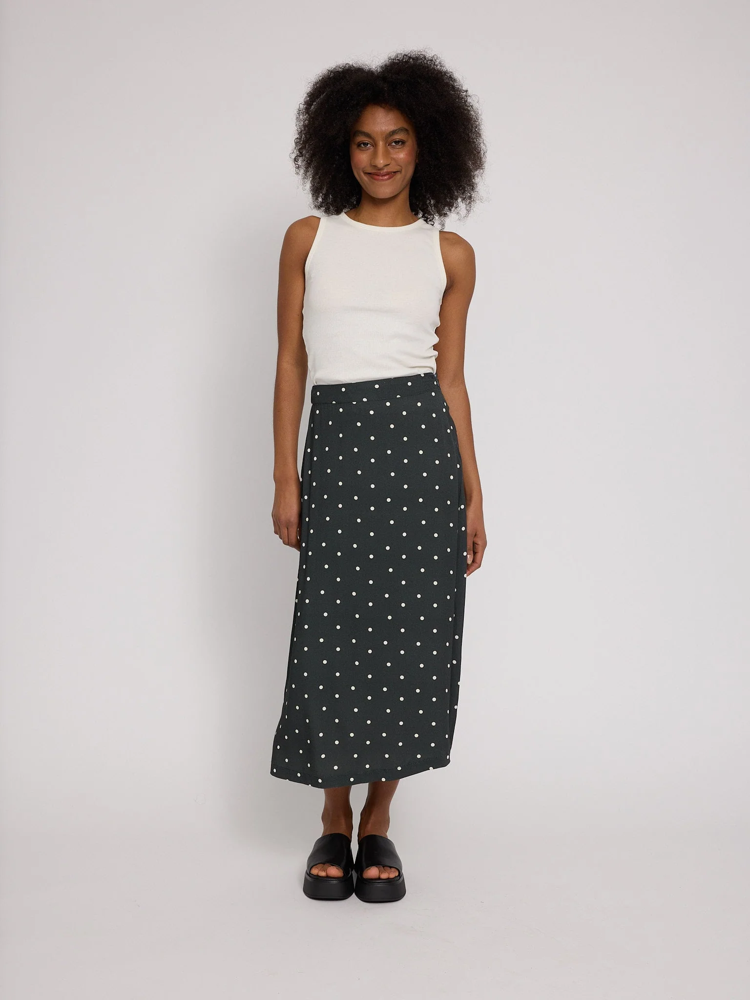Printed Viscose Midi Skirt - Image 5