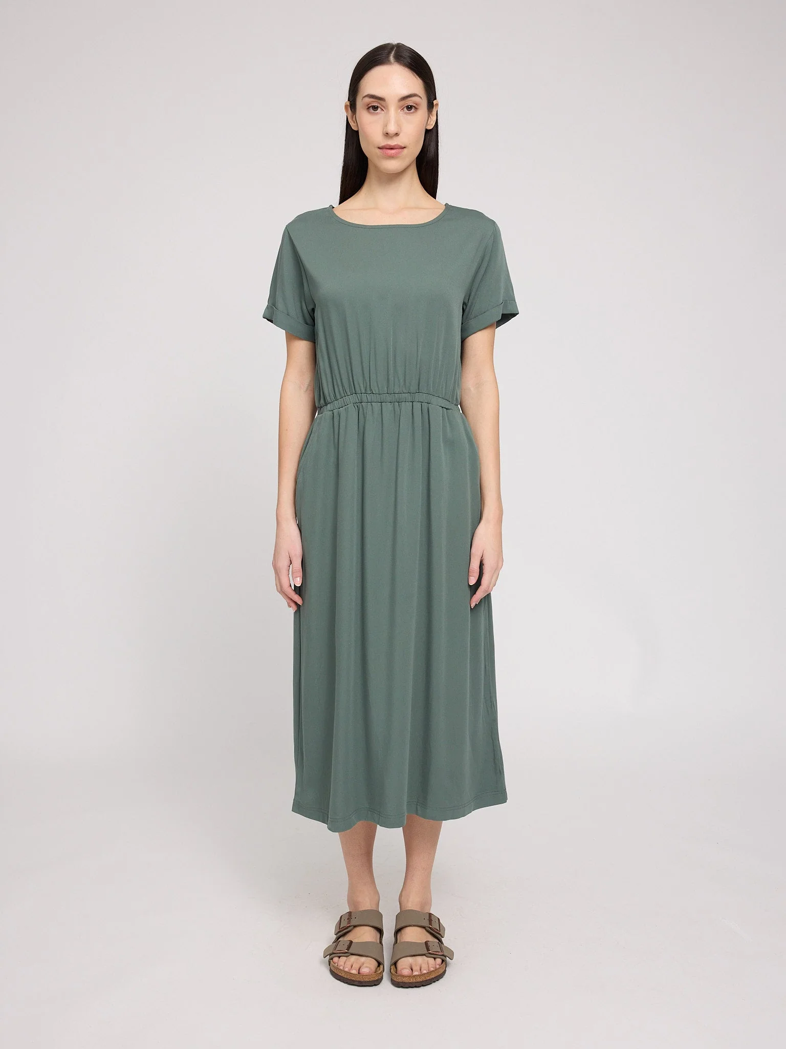 Viscose Midi Dress