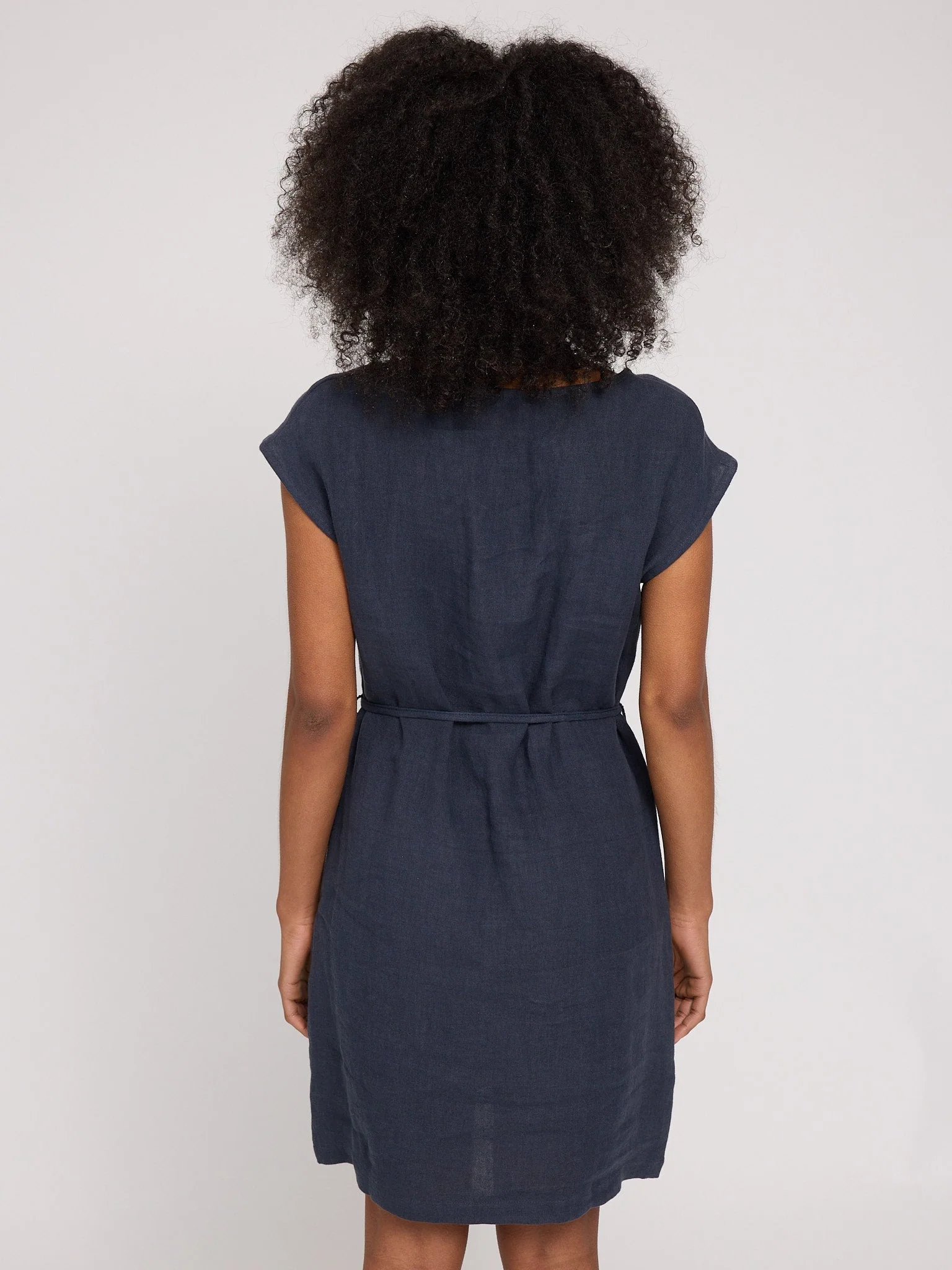 Linen Mini Dress - Image 2