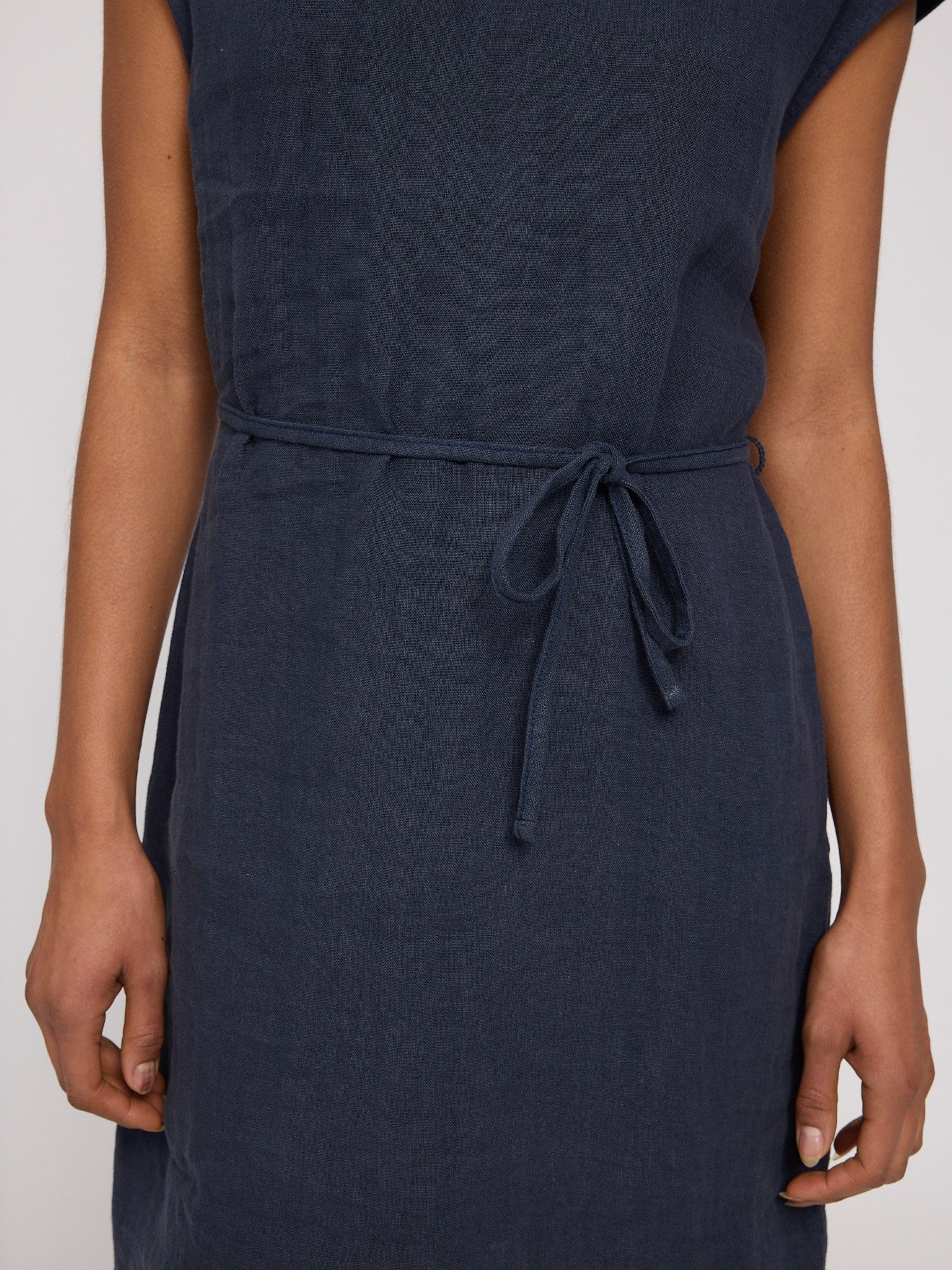 Linen Mini Dress - Image 4