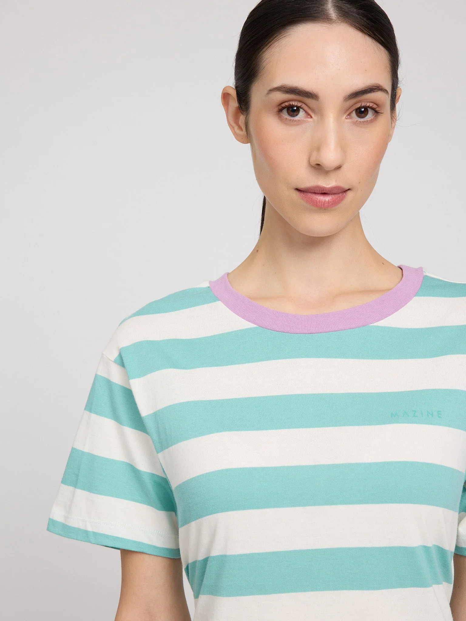 Bold Striped Jersey Dress - Image 3