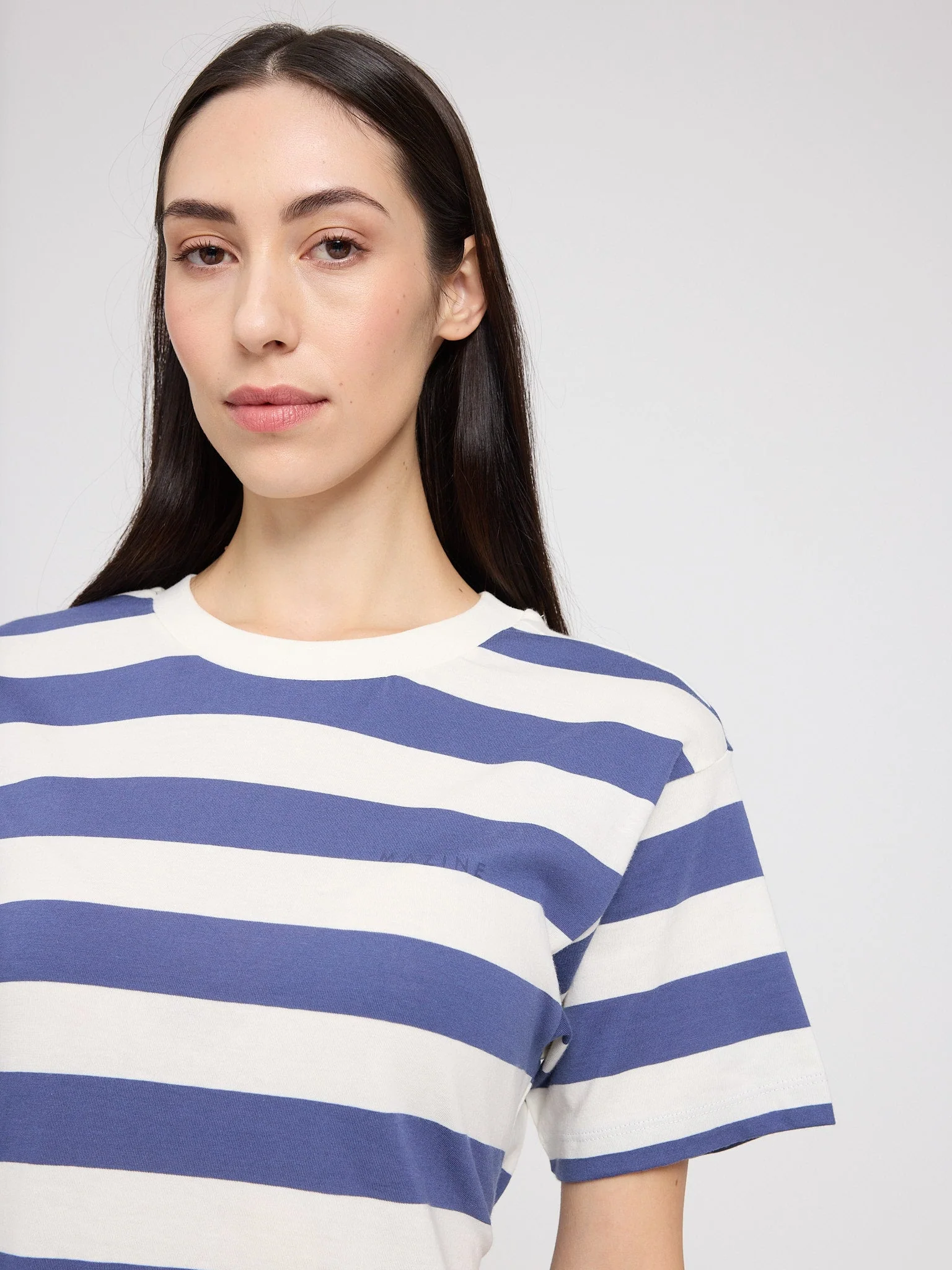 Bold Striped Jersey Dress - Image 9
