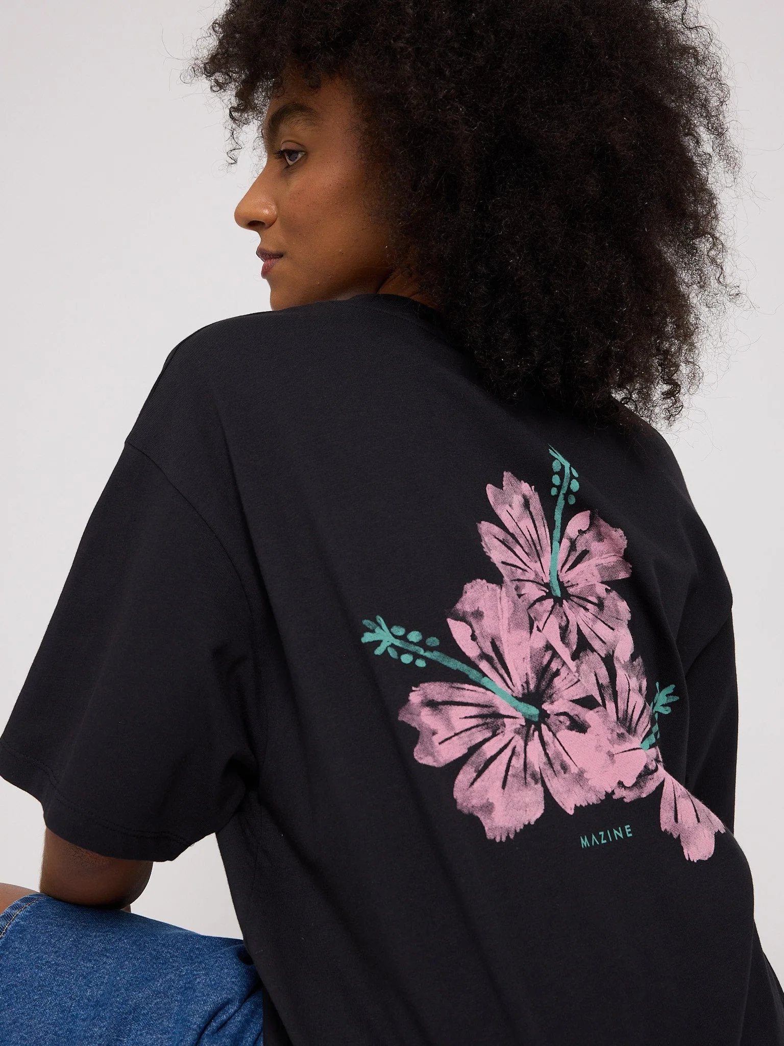 Back Print T-Shirt - Image 29