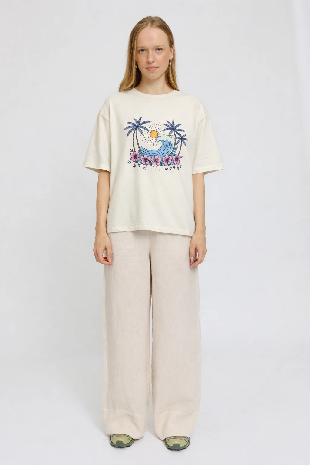 Chest Print T-Shirt - Image 4