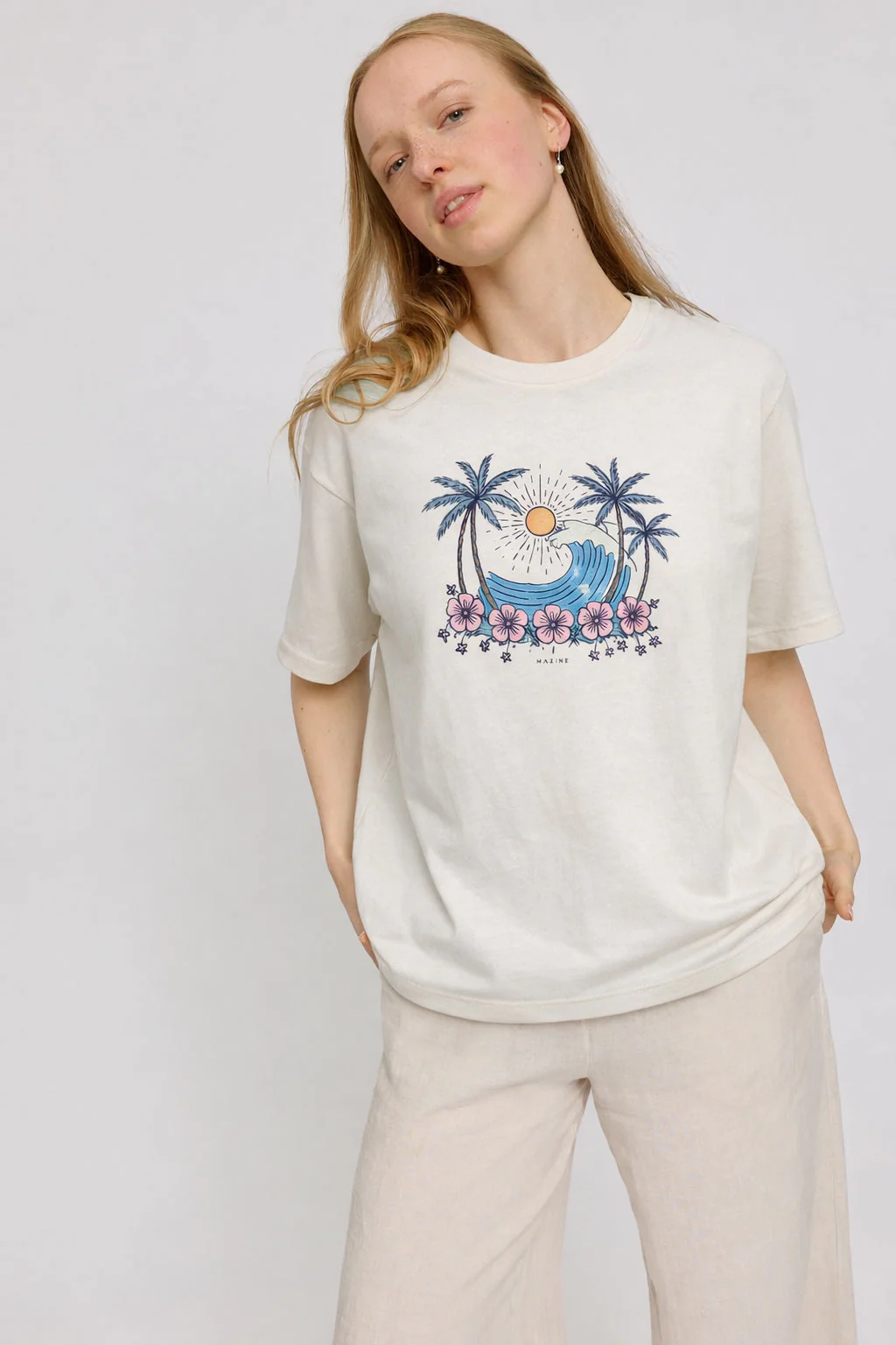 Chest Print T-Shirt - Image 5
