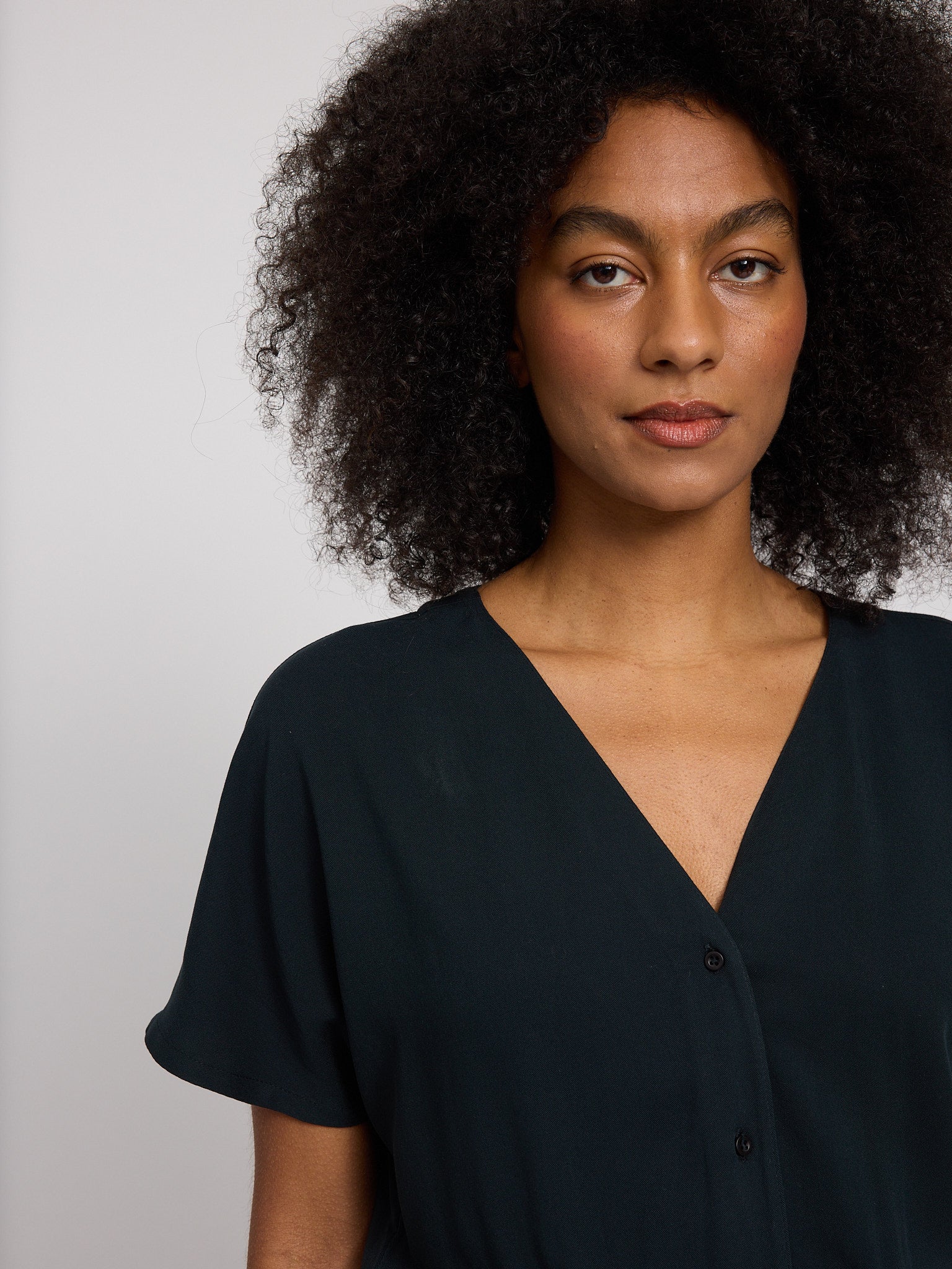 Short Viscose Jumpsuit - Image 3