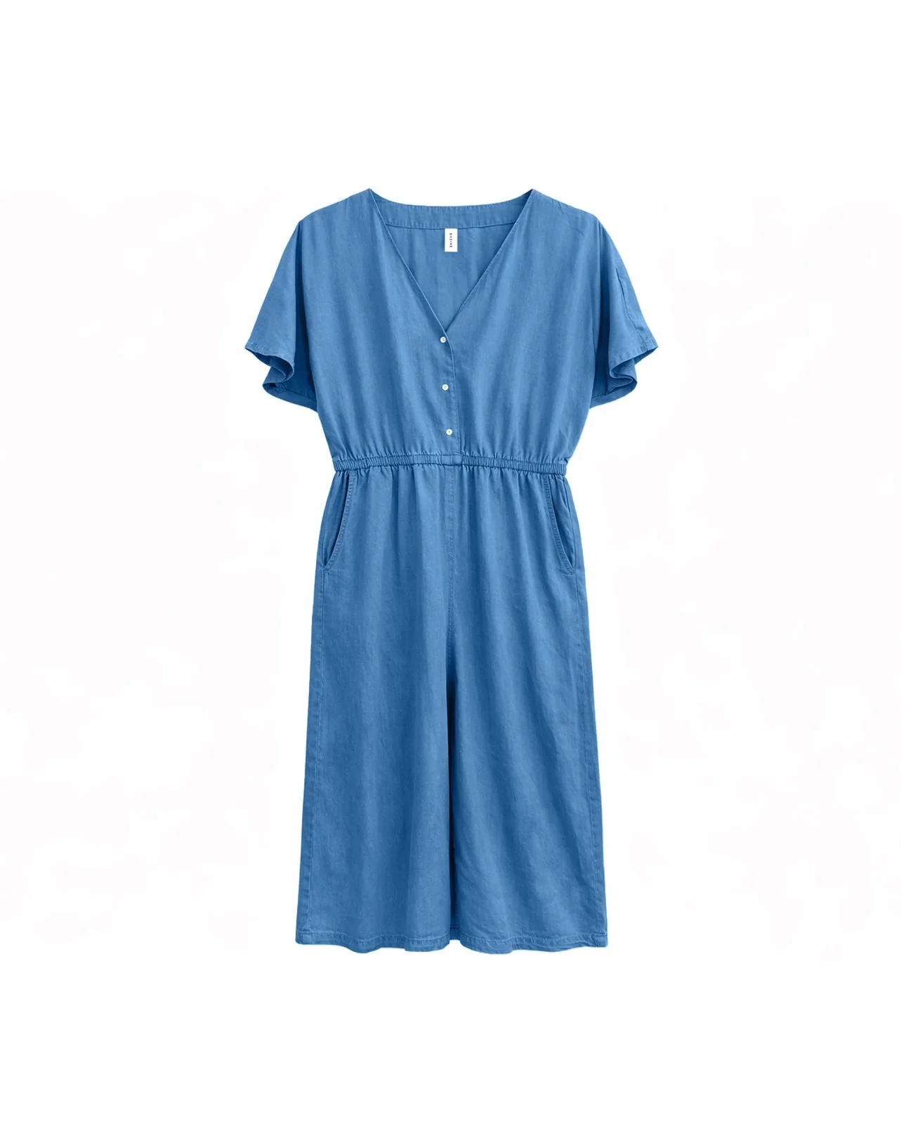 Wide Leg Tencel Jumpsuit - Image 6