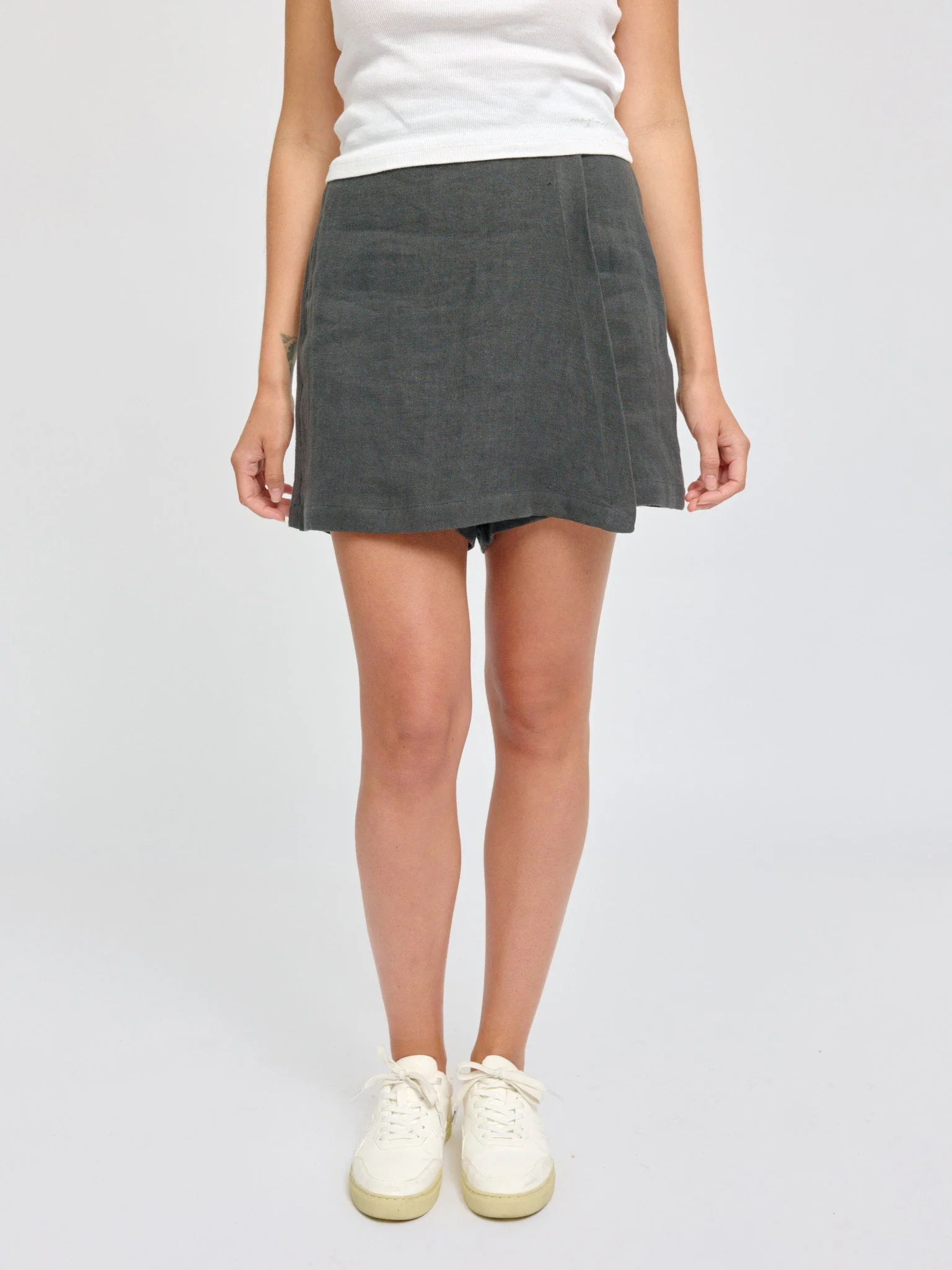 Linen Skort
