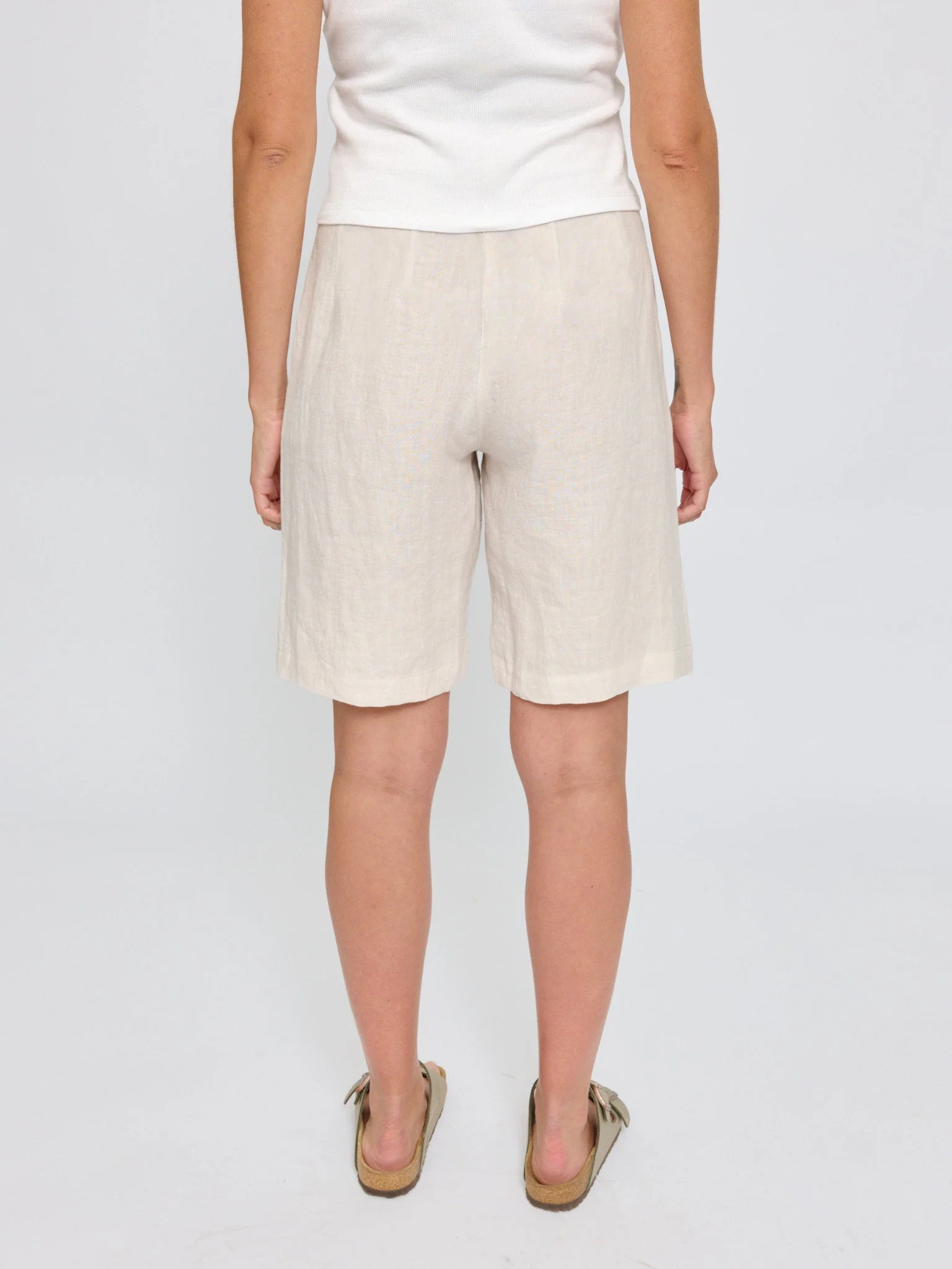 Linen Bermuda Shorts - Image 2