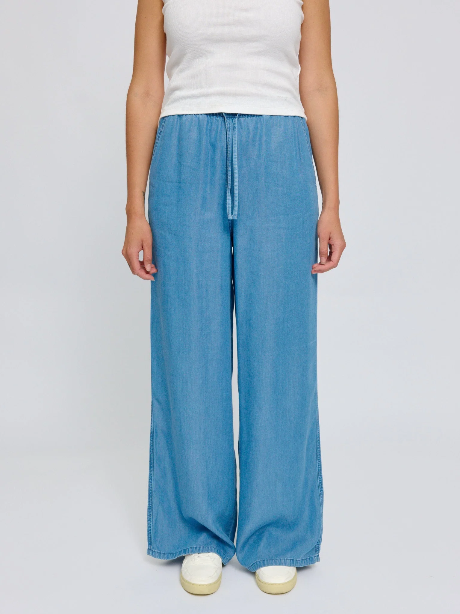 Drawstring Tencel Pants