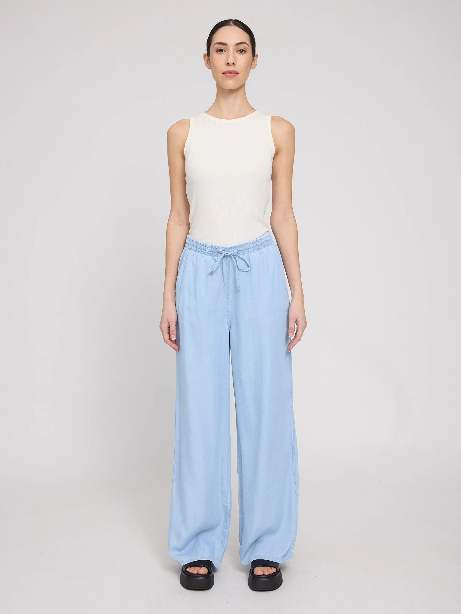 Drawstring Tencel Pants - Image 10