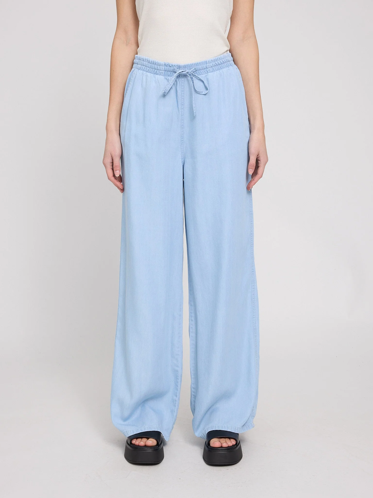 Drawstring Tencel Pants - Image 7