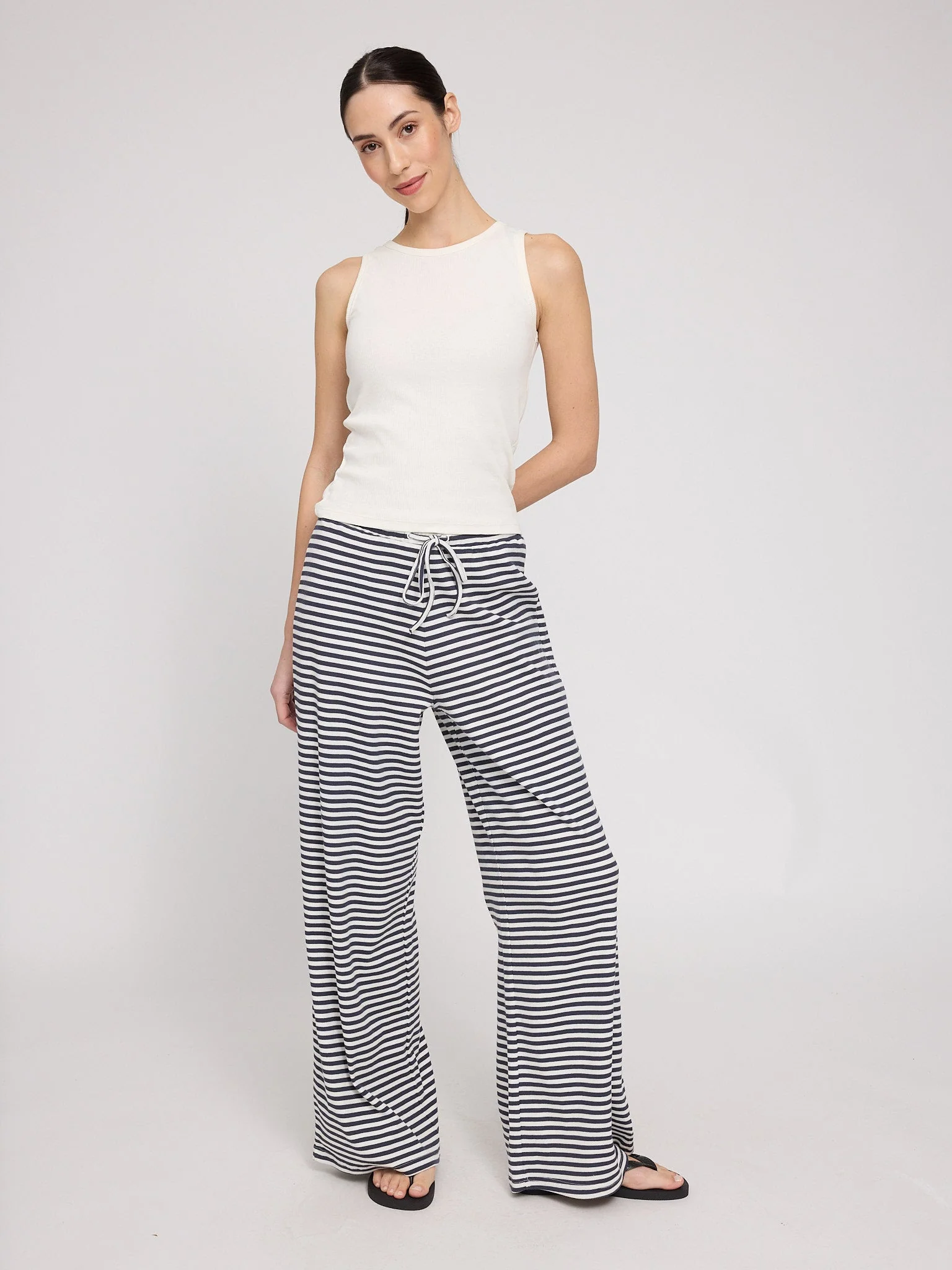 Striped Rib Pants - Image 5