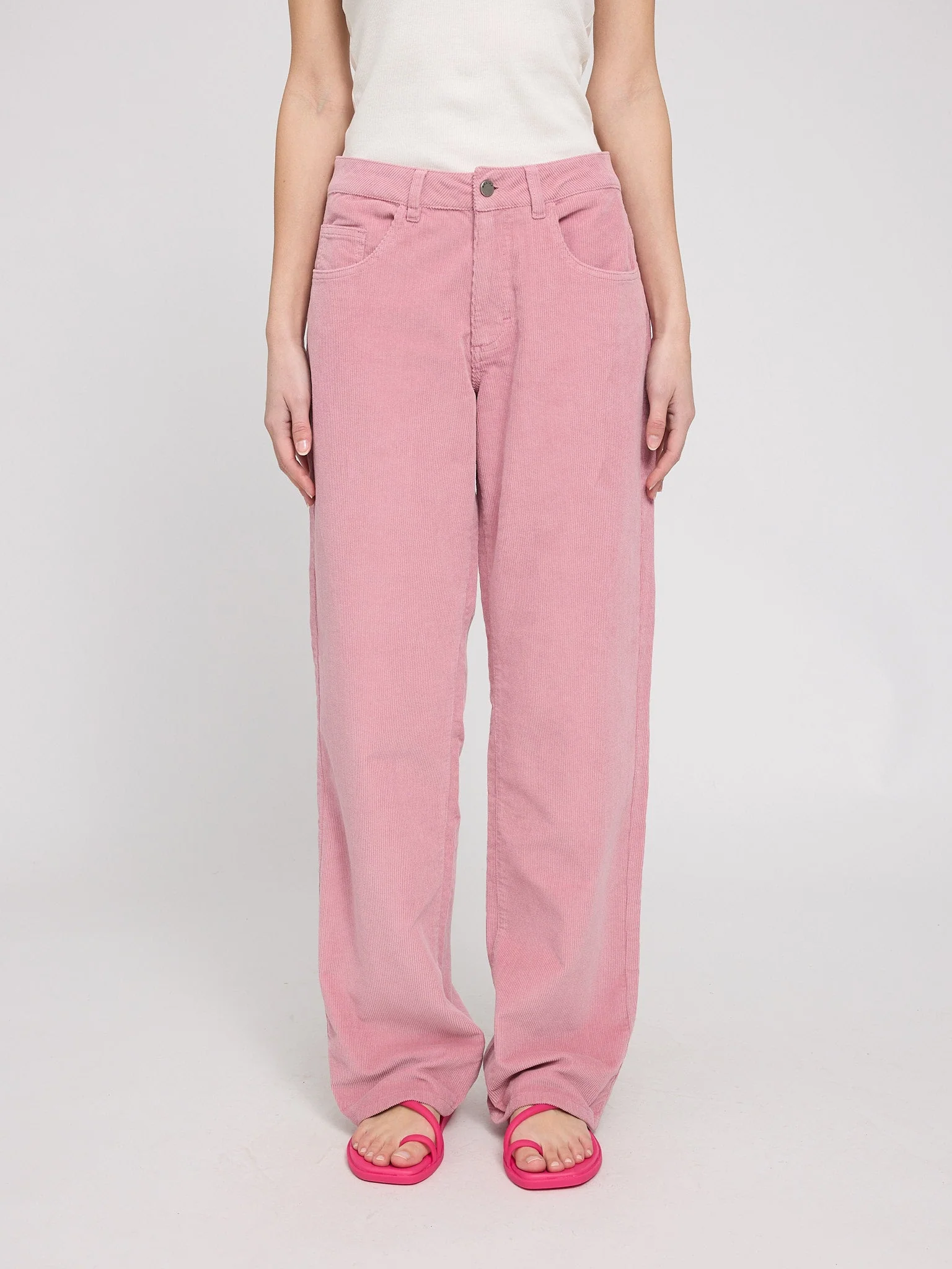 Wide Leg Corduroy Pants - Image 7