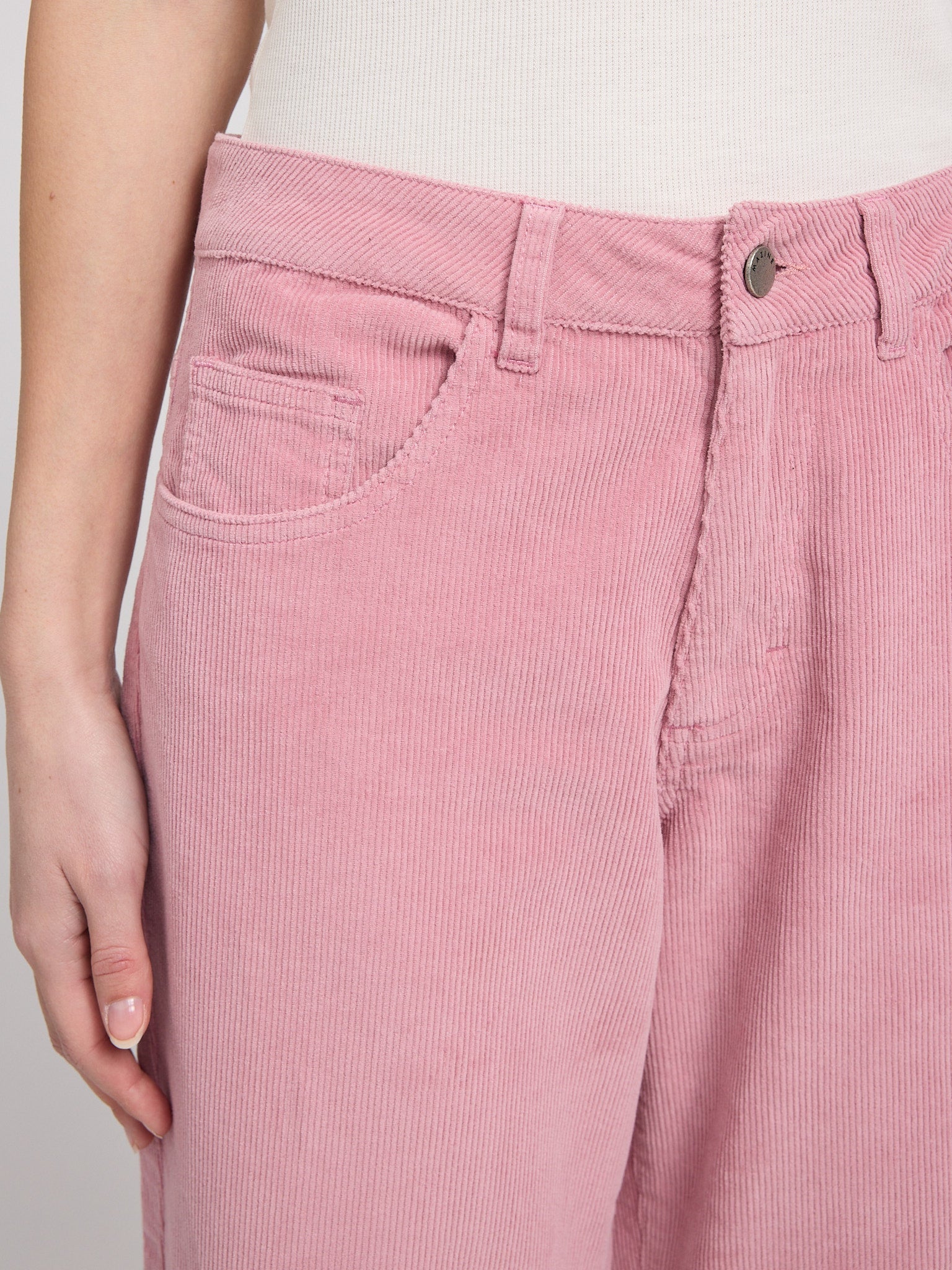 Wide Leg Corduroy Pants - Image 9