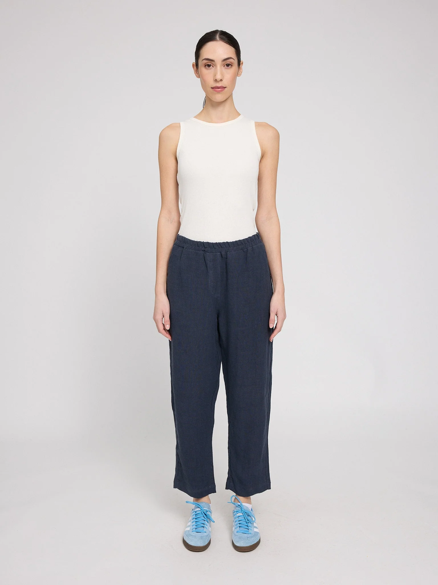 Straight Leg Linen Pants - Image 10