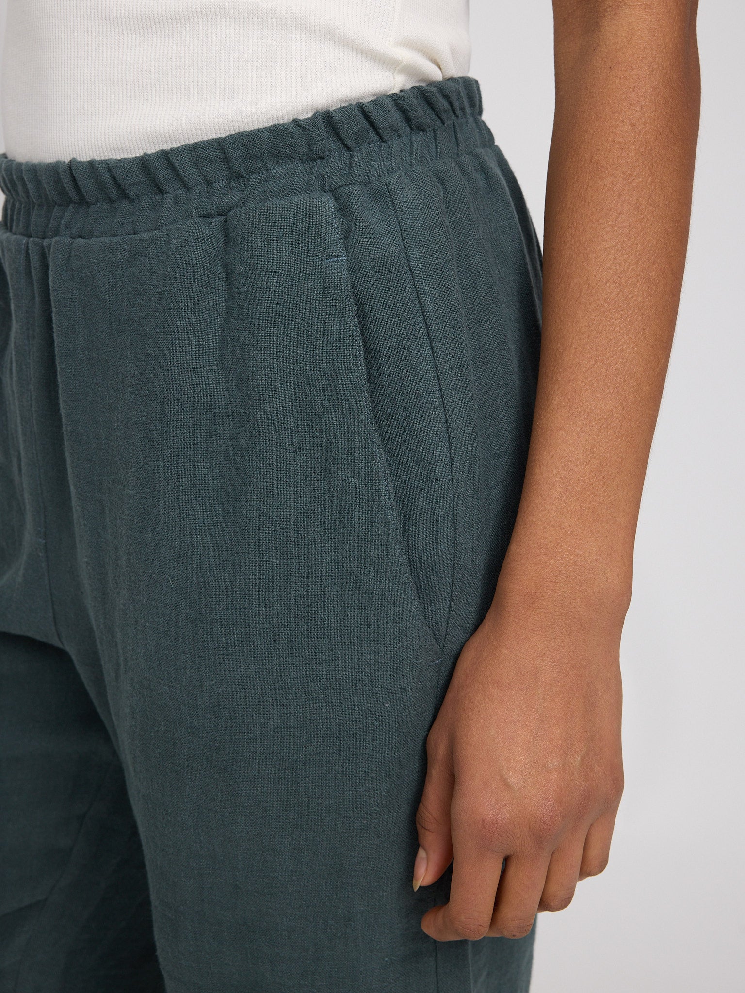 Straight Leg Linen Pants - Image 15