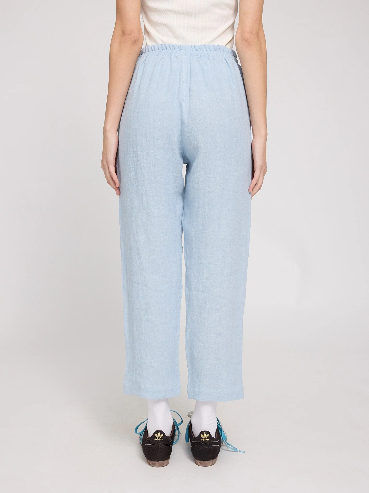Straight Leg Linen Pants - Image 20