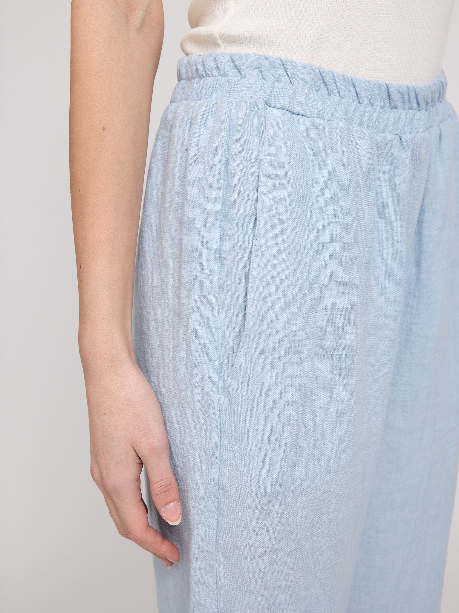 Straight Leg Linen Pants - Image 21