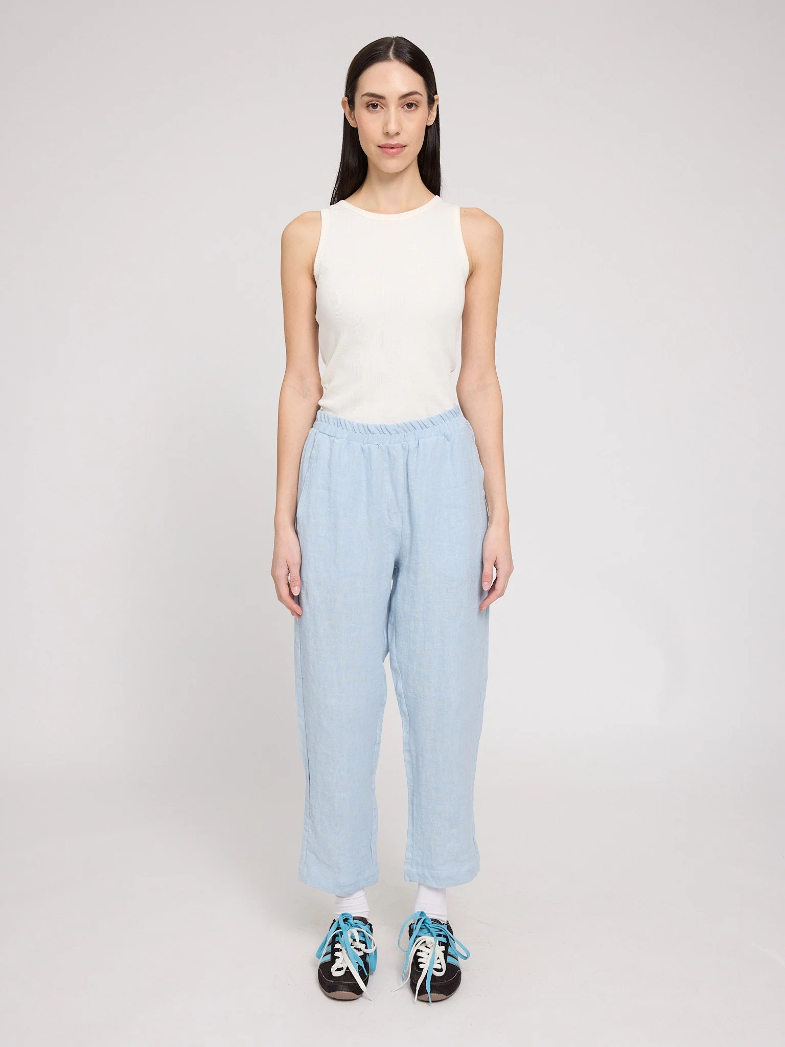 Straight Leg Linen Pants - Image 22