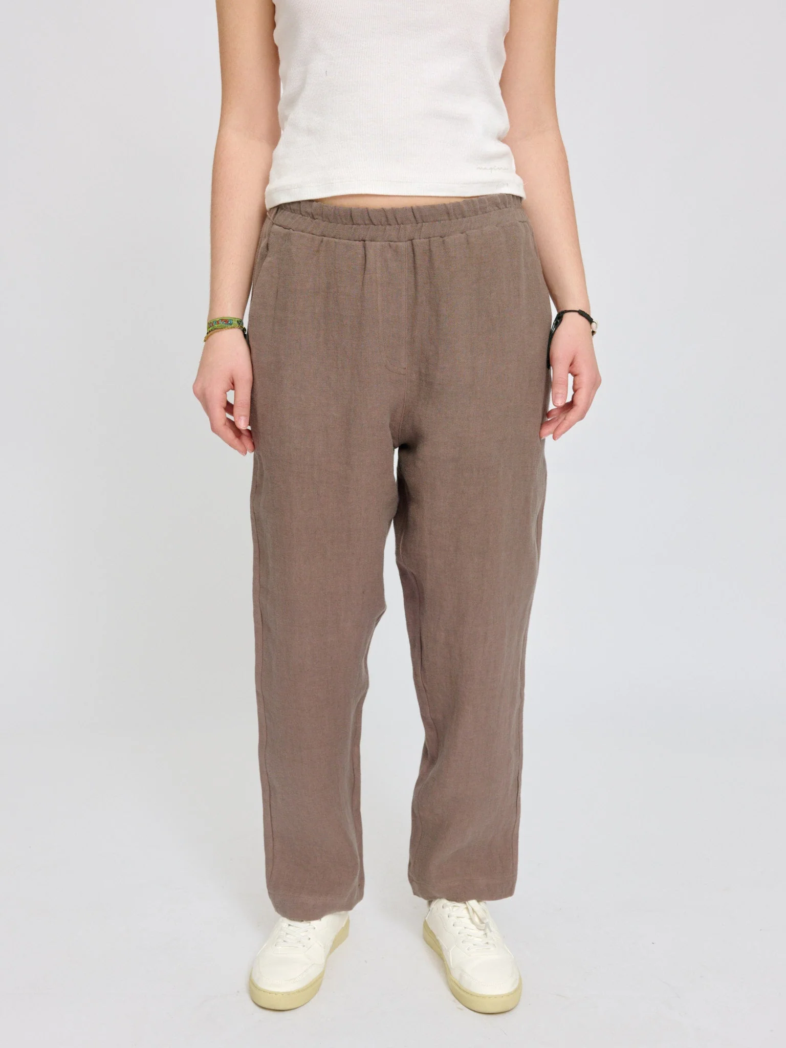 Straight Leg Linen Pants - Image 25