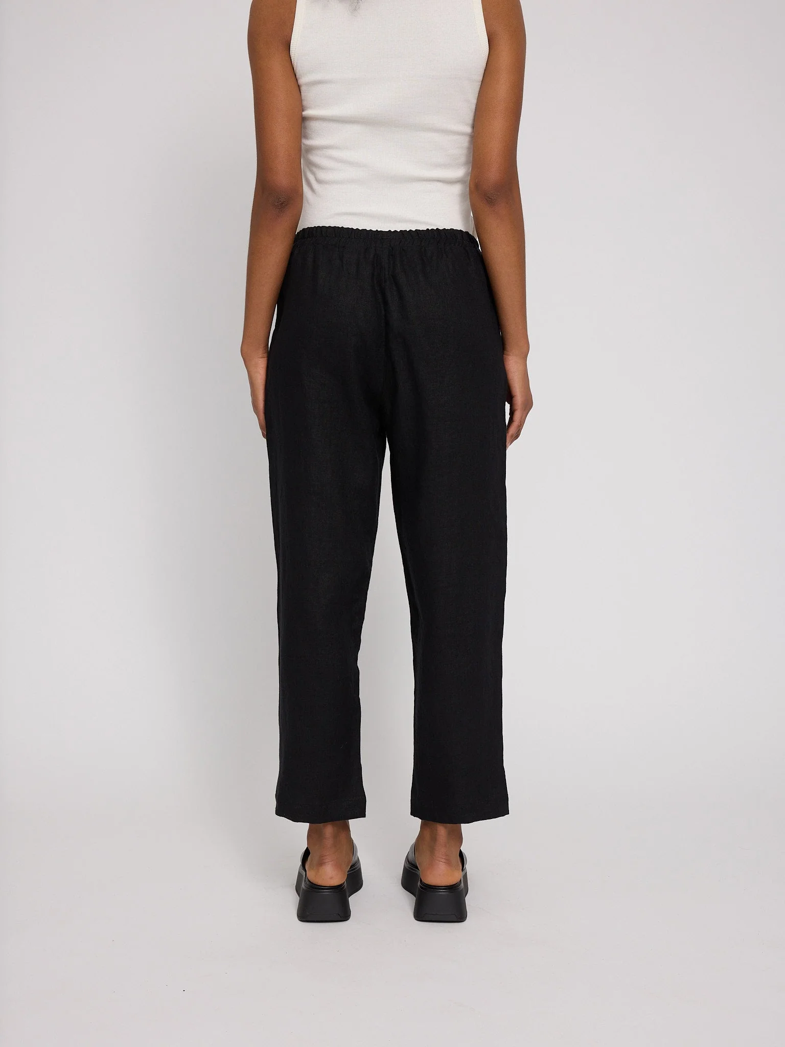 Straight Leg Linen Pants - Image 32