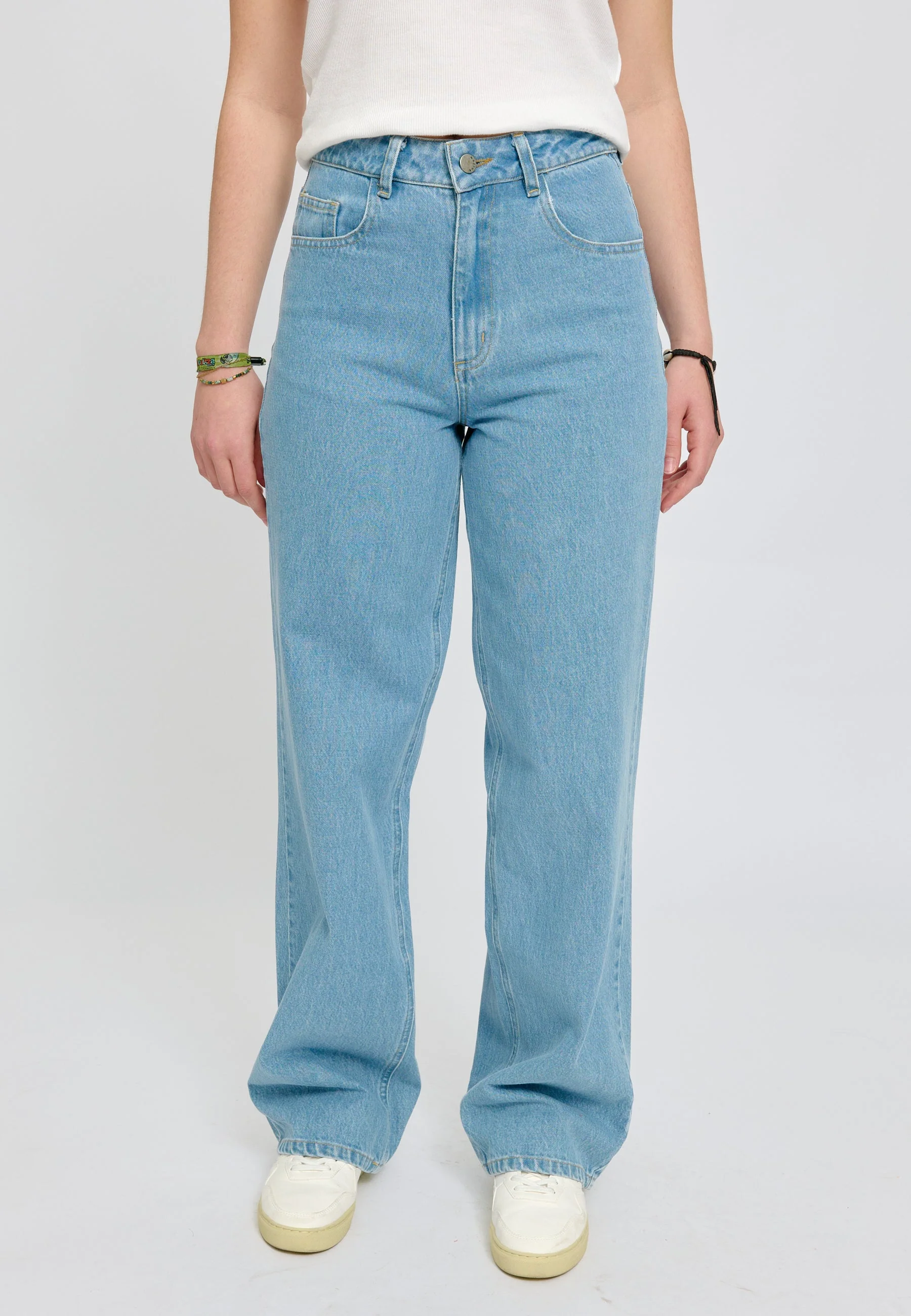 Wide Leg Denim Pants - Image 8