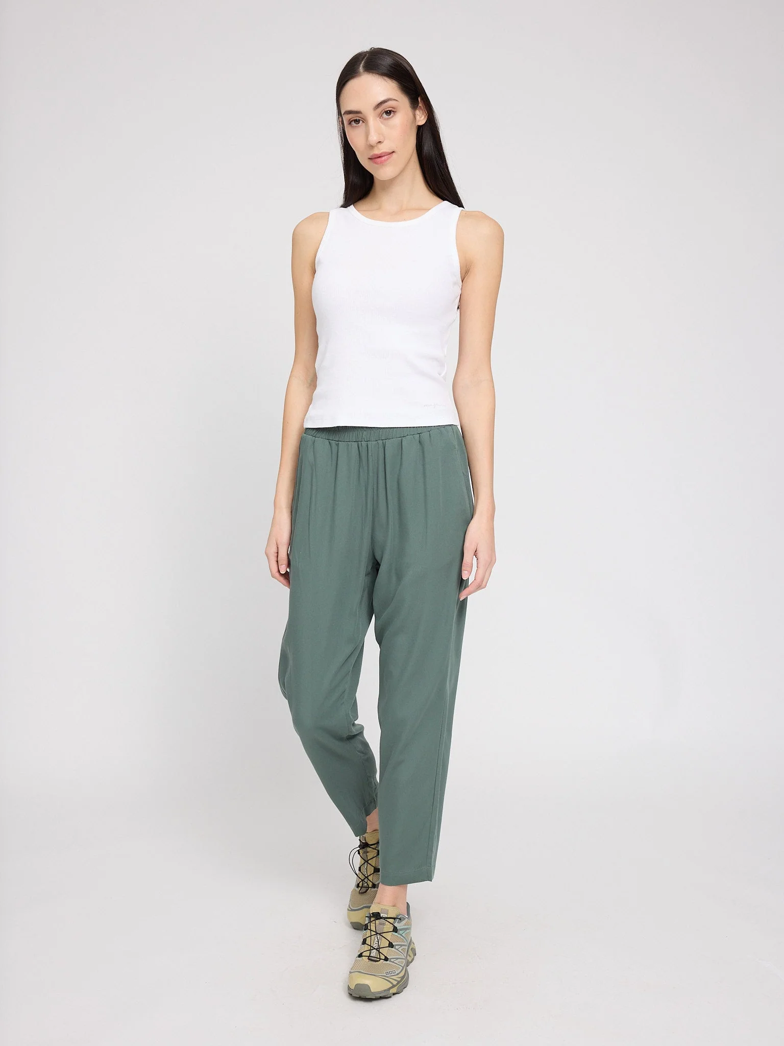 Straight Leg Viscose Pants - Image 11