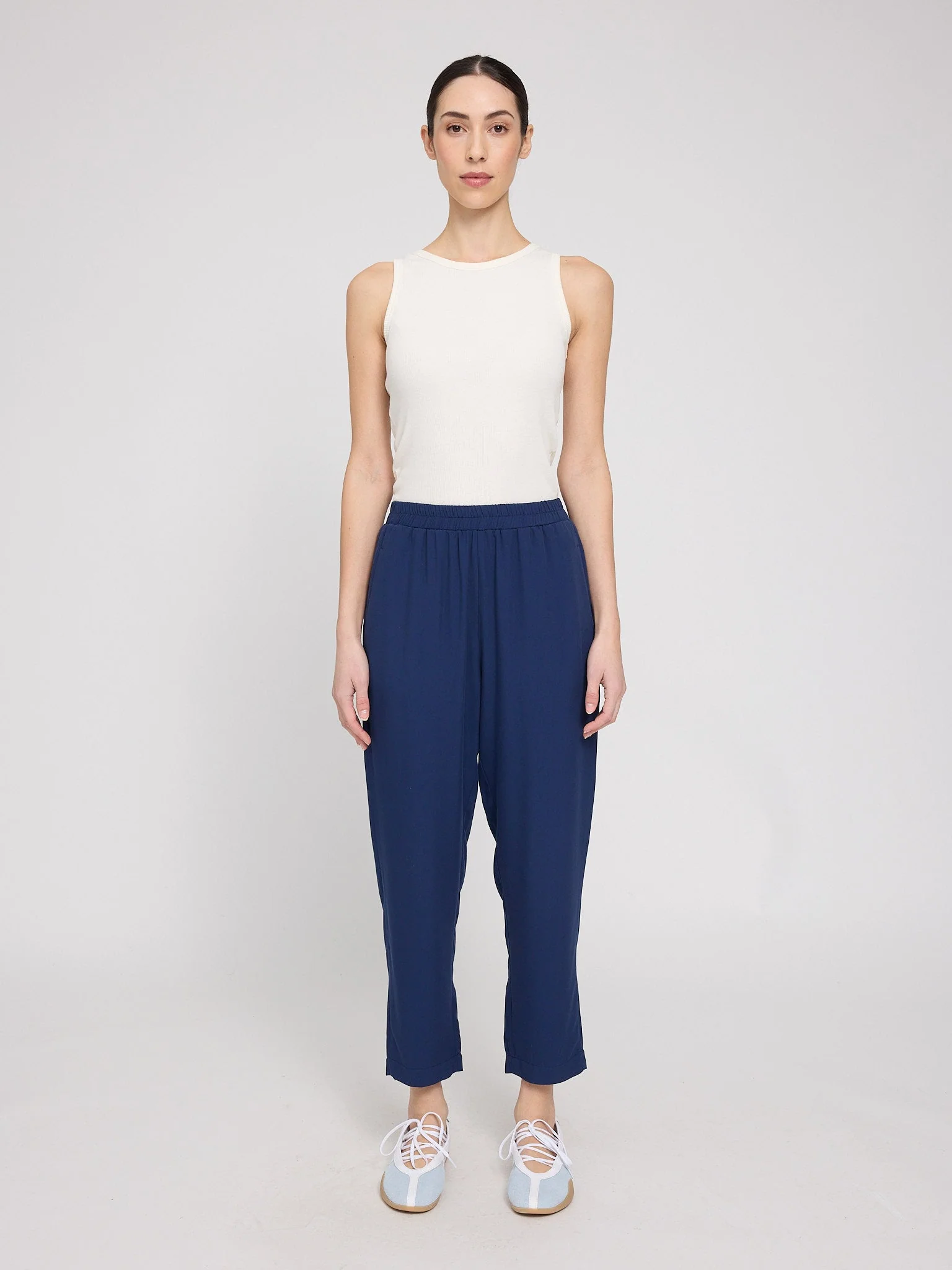 Straight Leg Viscose Pants - Image 4
