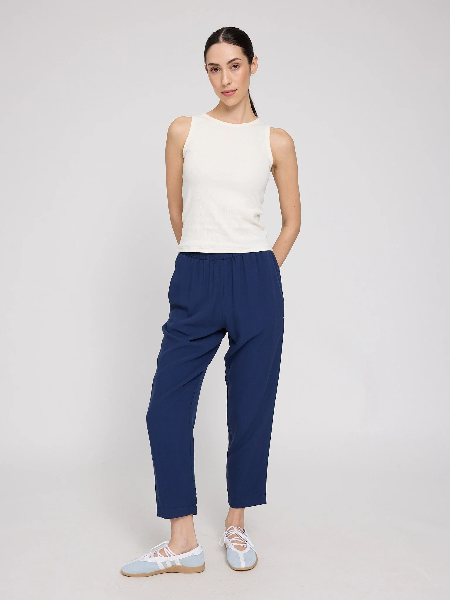 Straight Leg Viscose Pants - Image 5