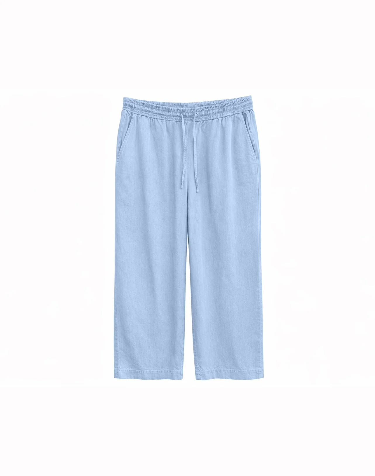 Wide Leg Tencel Pants Elastic - Image 14